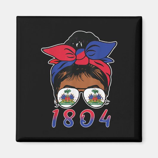 Haïtiaanse koningin Onafhankelijkheidsdag 1804 Wom Magneet (Voorkant)