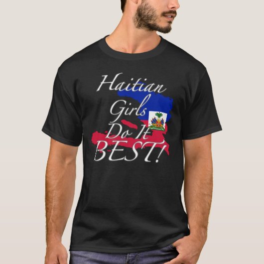 Haïtiaanse meisjes doen het best! t-shirt (Voorkant)