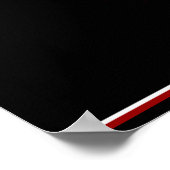 Haïtiaanse oorlogsvlag poster (Hoek)