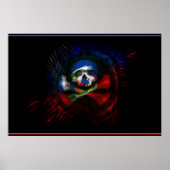 Haïtiaanse oorlogsvlag poster (Voorkant)