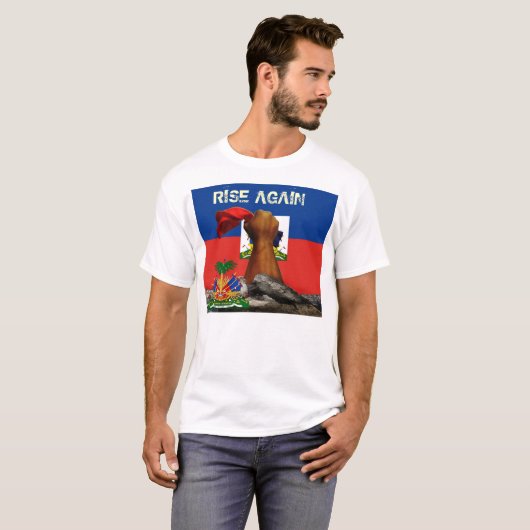 Haïtiaanse opkomst t-shirt (Voorkant volledig)
