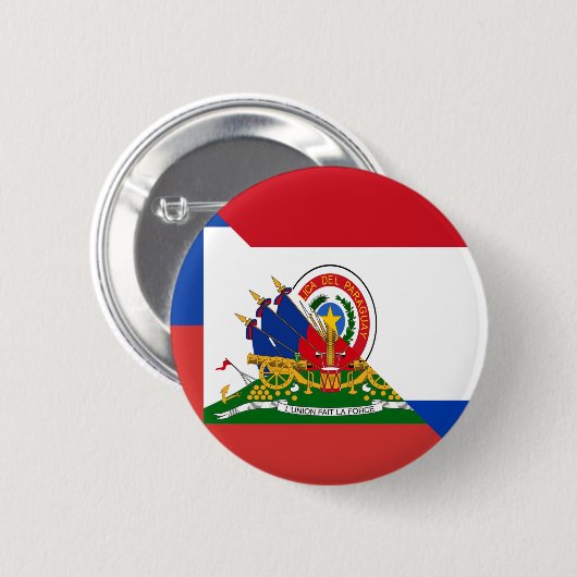 Haïtiaanse Paraguayaanse vlag | Haïti Paraguay Ronde Button 5,7 Cm (Voorkant /achterkant)