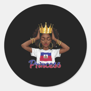 Haïtiaanse Prinses Haiti Onafhankelijkheidsdag 180 Ronde Sticker