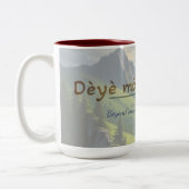Haïtiaanse Spreuk Mok – Dèyè Mòn Gen Mòn (Links)
