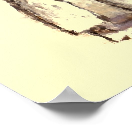 Haïtiaanse straatmuzikanten poster (Hoek)