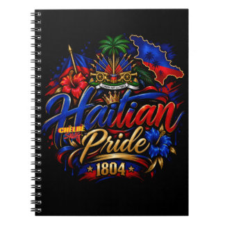 Haïtiaanse Vibes | Haïtiaanse Trots 1804 Boodschap Notitieboek
