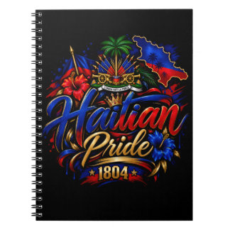 Haïtiaanse Vibes | Haïtiaanse Trots 1804 Boodschap Notitieboek