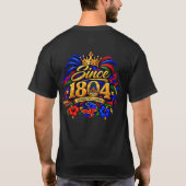 Haïtiaanse Vibes | Haïtiaanse Trots 1804 T-Shirt (Achterkant)
