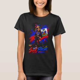 **Haïtiaanse Vibes | Sak Pase Haïtiaans Meisje T-S T-shirt