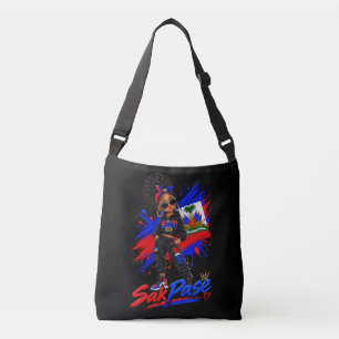 **Haïtiaanse Vibes Sak Pase Haïtiaanse Meisjes S Crossbody Tas
