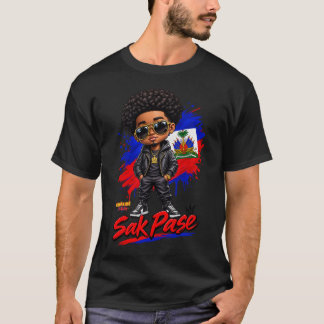 **Haïtiaanse Vibes | Sak Pase Haïtiaanse Trots T-S T-shirt