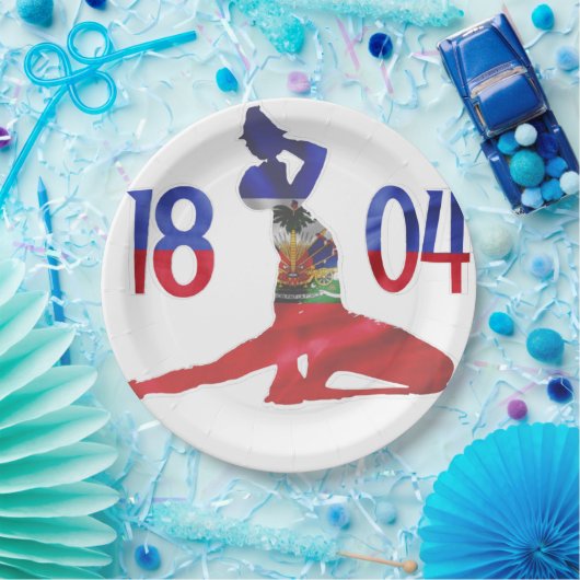 Haïtiaanse vlag 1804 Neg Mawon | Haïtiaanse onafha Papieren Bordje (Feest)