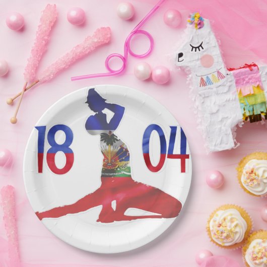 Haïtiaanse vlag 1804 Neg Mawon | Haïtiaanse onafha Papieren Bordje (Feest)