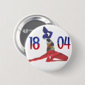 Haïtiaanse vlag 1804 Neg Mawon | Haïtiaanse onafha Ronde Button 5,7 Cm (Voorkant /achterkant)