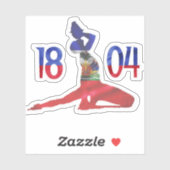 Haïtiaanse vlag 1804 Neg Mawon | Haïtiaanse onafha Sticker (Vel)