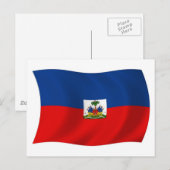 Haïtiaanse Vlag Ansichtkaart Briefkaart (Voorkant / Achterkant)