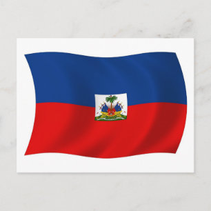 Haïtiaanse Vlag Ansichtkaart Briefkaart