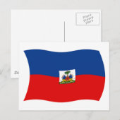 Haïtiaanse Vlag Ansichtkaart Briefkaart (Voorkant / Achterkant)
