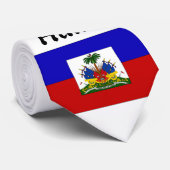 Haïtiaanse vlag, bidden voor Haïti Stropdas (Opgerold)