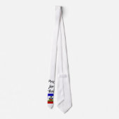 Haïtiaanse vlag, bidden voor Haïti Stropdas (Achterkant)