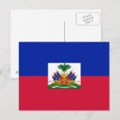 Haïtiaanse vlag briefkaart (Voorkant / Achterkant)