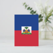 Haitiaanse vlag briefkaart (Staand voorkant)