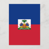 Haitiaanse vlag briefkaart (Voorkant)