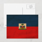 Haïtiaanse vlag briefkaart (Voorkant / Achterkant)