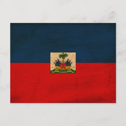 Haïtiaanse vlag briefkaart (Voorkant)
