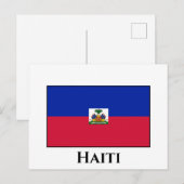 Haïtiaanse vlag briefkaart (Voorkant / Achterkant)