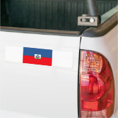 Haïtiaanse vlag bumpersticker (Op Truck)