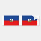 Haïtiaanse vlag bumpersticker (Voorkant)