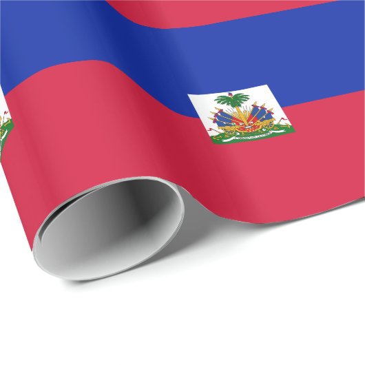Haïtiaanse vlag cadeaupapier (Rol Hoek)