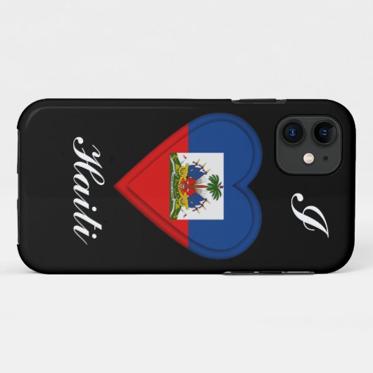 Haïtiaanse vlag Case-Mate iPhone case (Achterkant (horizontaal))