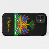 Haïtiaanse vlag Case-Mate iPhone case (Achterkant (horizontaal))