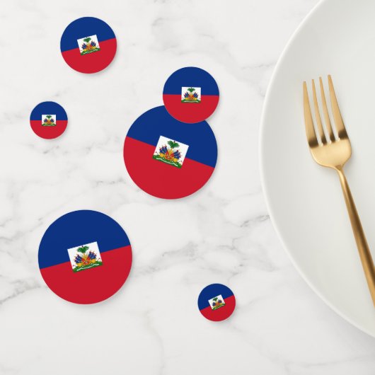 Haitiaanse vlag confetti (Groep)