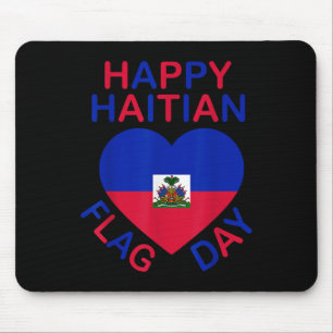 Haïtiaanse Vlag Dag Liefde Haïti Hart Haïtiaanse W Muismat