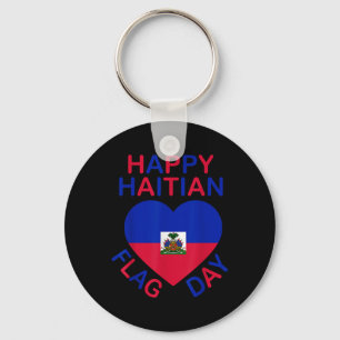Haïtiaanse Vlag Dag Liefde Haïti Hart Haïtiaanse W Sleutelhanger