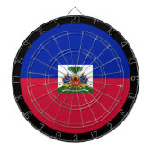 Haïtiaanse vlag Dartboard & Haïti/spelraad Dartbord (Voorkant)