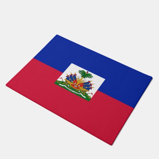 Haïtiaanse vlag deurmat (Schuin)