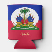 Haïtiaanse vlag en Haïti partij, barbecue/sport Blikjeskoeler (Achterkant)