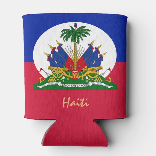 Haïtiaanse vlag en Haïti partij, barbecue/sport Blikjeskoeler (Achterkant)