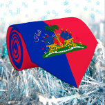 Haïtiaanse vlag en Haïti, patriot/mode Stropdas<br><div class="desc">Stropdassen (zakelijk): Haïti en Haïtiaanse vlag mode patroon - hou van mijn land,  reizen,  vakantie,  patriotten / sportfans</div>