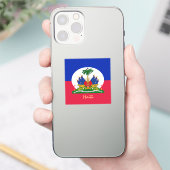 Haïtiaanse vlag en Haïtiaanse stickers, land/sport Sticker (Telefoon)