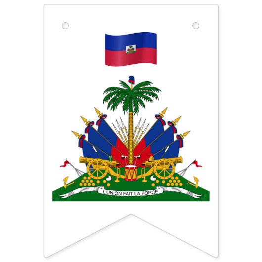 Haïtiaanse vlag en partij Haïtiaanse banners/bruil Vlaggetjes (Derde vlag)