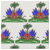 Haïtiaanse vlag Fabric logo Stof (Close Up)
