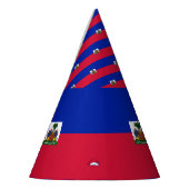 Haïtiaanse vlag feesthoedjes (Links)