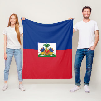 Haitiaanse vlag fleece deken