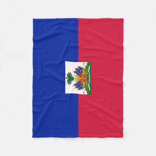 Haïtiaanse vlag fleece deken (Voorkant)