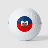 Haïtiaanse vlag golfballen (Voorkant)